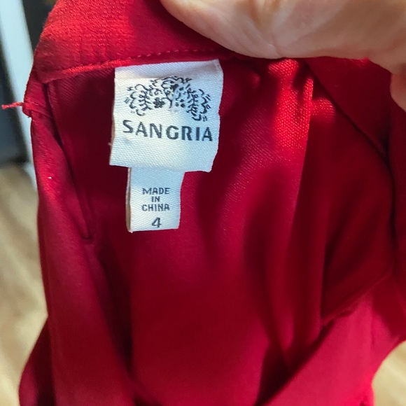 Size 4 red party dress - Picture 4 of 4